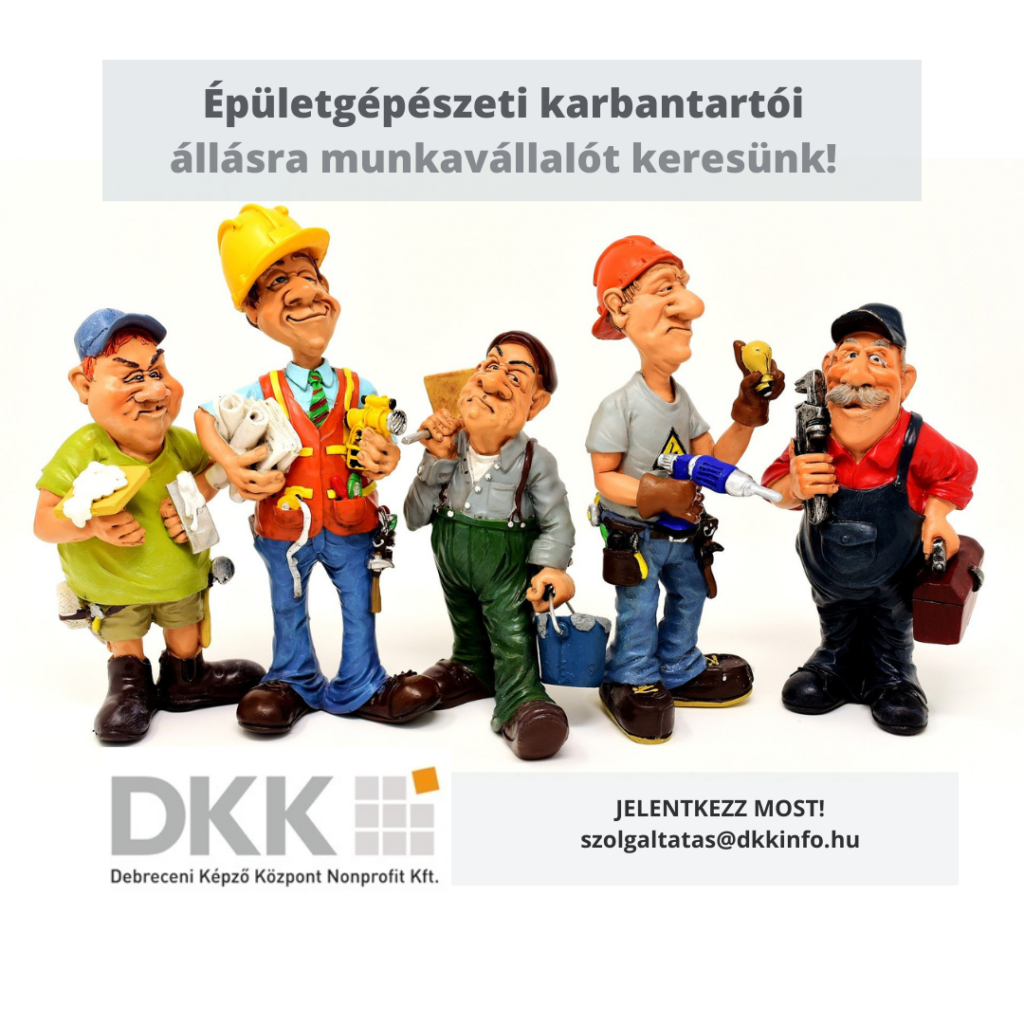 Épületgépészeti karbantartó állás